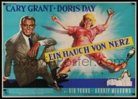 7a0179 THAT TOUCH OF MINK German 33x47 1962 great Rehak art of Cary Grant & Doris Day, ultra rare!