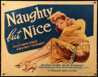 7a0367 NAUGHTY BUT NICE style A 1/2sh 1939 sexiest Oomph Girl Ann Sheridan's greatest trioomph, rare!