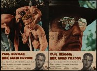 7a0067 COOL HAND LUKE set of 10 Italian 18x27 pbustas 1967 Paul Newman, great different images!