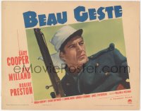7a0440 BEAU GESTE LC 1939 best c/u portrait of Legionnaire Gary Cooper with rifle, William Wellman!