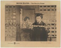 7a0458 ELECTRIC HOUSE LC 1922 graduate Buster Keaton holding his unearned mail-order diploma, rare!