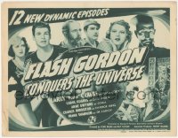 7a0418 FLASH GORDON CONQUERS THE UNIVERSE TC 1940 Buster Crabbe, Middleton as Emperor Ming, rare!