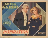 7a0465 INSPIRATION LC 1931 sexy French streetwalker Greta Garbo with Lewis Stone, ultra rare!