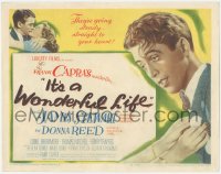 7a0430 IT'S A WONDERFUL LIFE TC 1946 James Stewart, Donna Reed, Frank Capra directed classic!