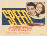 7a0421 SPEED TC 1936 James Stewart's first starring role, Wendy Barrie, deco race car, ultra rare!