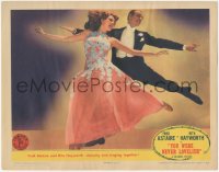 7a0483 YOU WERE NEVER LOVELIER LC 1942 classic close image of Rita Hayworth & Fred Astaire dancing!
