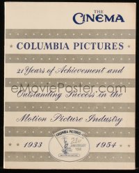 7a0183 CINEMA English softcover book June 1954 21st birthday salute to Columbia Ltd, rare!
