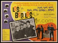 7a0205 HARD DAY'S NIGHT Mexican LC 1964 The Beatles in their first film, John, Paul, George & Ringo!