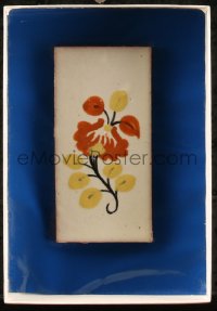 7a0003 MARILYN MONROE 3x6 bathroom tile 1960s floral tile from her Hollywood home!