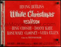7a0170 WHITE CHRISTMAS pressbook 1954 Bing Crosby, Danny Kaye, Clooney, Vera-Ellen, musical classic!