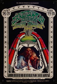 7a0123 JANIS JOPLIN/SAVOY BROWN/AUM 14x21 music poster 1969 D. Bread & Randy Tuten art, very rare!