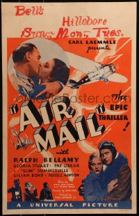 7a0384 AIRMAIL WC 1932 John Ford directed, Gloria Stuart, Pat O'Brien, Ralph Bellamy, ultra rare!
