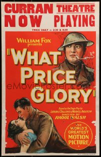 7a0409 WHAT PRICE GLORY WC 1926 Dolores Del Rio, Marines Edmund Lowe & Victor McLaglen, ultra rare!
