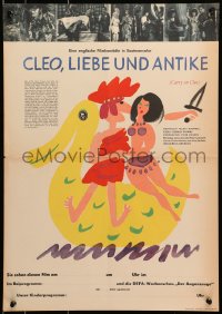 7b0007 CARRY ON CLEO East German 16x22 1966 English comedy on the Nile, Amanda Barrie, Handschick!