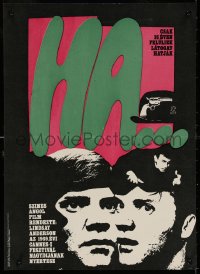 7b0075 IF Hungarian 16x20 1969 different So-Ky art of Malcolm McDowell, Lindsay Anderson directed!