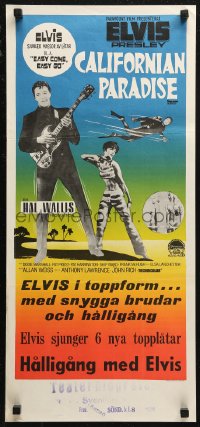 7b0030 EASY COME, EASY GO Swedish stolpe 1967 Elvis Presley looking for fun, different & rare!
