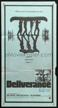 7d0002 DELIVERANCE New Zealand daybill 1972 Jon Voight, Burt Reynolds, Ned Beatty, Boorman classic!