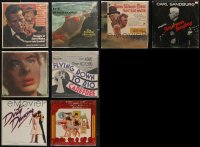 7f0079 LOT OF 8 33 1/3 RPM RECORDS 1950s-1980s soundtracks from a variety of movies + more!