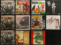 7f0077 LOT OF 11 33 1/3 RPM RECORDS 1950s-1980s soundtracks from a variety of movies + more!