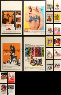 7f0017 LOT OF 20 WINDOW CARDS 1960s-1970s great images from a variety of different movies!