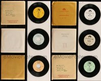 7f0078 LOT OF 11 33 1/3 RPM RADIO SPOT RECORDS 1970s movie commercials, extremely rare, not sold!