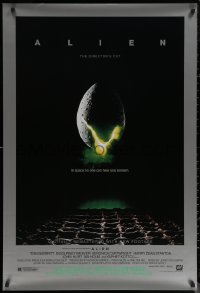 7g0806 ALIEN style B DS 1sh R2003 Ridley Scott outer space sci-fi monster classic, hatching egg image!