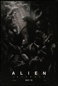 7g0807 ALIEN COVENANT style C teaser DS 1sh 2017 Ridley Scott, Fassbender, incredible sci-fi image!