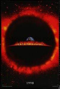 7g0817 ARMAGEDDON int'l teaser DS 1sh 1998 Bruce Willis, Ben Affleck, Billy Bob Thornton, Liv Tyler