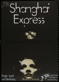 7g0041 SHANGHAI EXPRESS German R1970 Josef von Sternberg, cool image of Marlene Dietrich and clock!