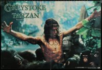 7g0067 GREYSTOKE Italian 26x38 pbusta 1984 Christopher Lambert as Tarzan, Lord of the Apes!