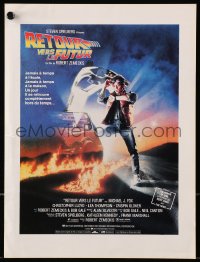 7h0581 BACK TO THE FUTURE French pressbook 1985 Robert Zemeckis, Michael J. Fox, Christopher Lloyd!