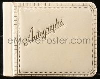 7h0036 AUTOGRAPHS 5x6 autograph book 1940s get signatures from your favorite celebrities!