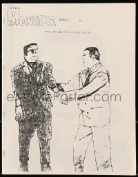 7h0056 CLASSIC MONSTER MOVIES signed fanzine #2 1980s by Scott Nollen, Life & Films of Bela Lugosi!