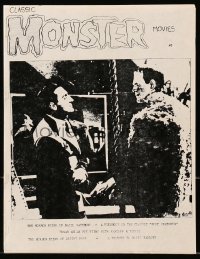 7h0057 CLASSIC MONSTER MOVIES signed fanzine #3 1980s by Scott Nollen, Horror Films of Rathbone!