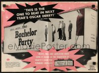 7h1191 BACHELOR PARTY pressbook 1957 Don Murray, written by Paddy Chayefsky, they'll live it up tonight!
