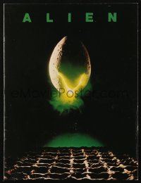 7h1099 ALIEN souvenir program book 1979 Ridley Scott outer space sci-fi monster classic!