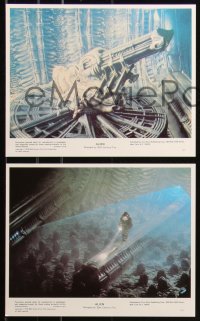 7h0747 ALIEN set of 8 8x10 commercial prints 1980s Ridley Scott outer space sci-fi monster classic!