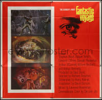 7j0075 FANTASTIC VOYAGE 6sh 1966 best art of Raquel Welch & scientists going into human brain, rare!