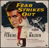 7j0076 FEAR STRIKES OUT 6sh 1957 Anthony Perkins as Boston Red Sox baseball player Jim Piersall!
