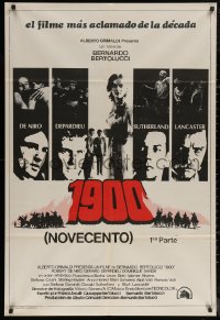 7j0156 1900 Argentinean 1977 directed by Bernardo Bertolucci, Robert De Niro, different image!