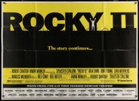 7j0015 ROCKY II subway poster 1979 Sylvester Stallone & Carl Weathers boxing sequel!