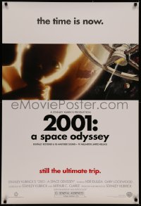 7m0751 2001: A SPACE ODYSSEY DS 1sh R2000 Stanley Kubrick, star child & art of space wheel!