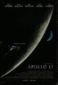 7m0779 APOLLO 13 advance DS 1sh 1995 directed by Ron Howard, Houston we have a problem!