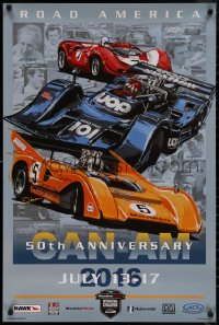 7m0013 CAN-AM 24x36 special poster 2016 Dennis Simon race car art, Canadian-American Challenge Cup!