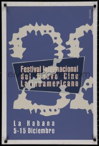 7m0186 22 FESTIVAL INTERNACIONAL DEL NUEVO CINE LATINOAMERICANO 20x30 Cuban poster 1998 Irenaldo!