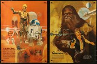 7m0005 STAR WARS group of 2 18x24 special posters 1977 A New Hope, Nichols, Coca-Cola, Burger Chef!