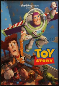 7m0049 TOY STORY 19x27 special poster 1995 Disney & Pixar cartoon, images of Buzz, Woody & cast!