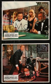 7p0064 CASINO ROYALE 8 style A French LCs 1967 all-star James Bond spy spoof, David Niven!
