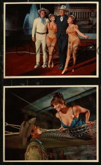 7p0054 CIRCUS WORLD 11 French LCs 1965 great images of Claudia Cardinale, John Wayne, Rita Hayworth!