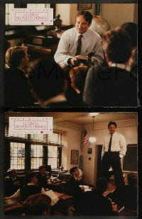 7p0056 DEAD POETS SOCIETY 10 French LCs 1989 inspirational school teacher Robin Williams!
